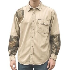 Gander Mountain Guide Series Men's Button Down Shirt Size 2XL‎ Pockets Hunting